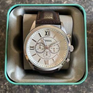 ✨SOLD✨ Mens Fossil Watch Leather Band